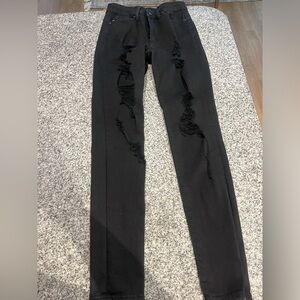 Kancan black ripped jeans